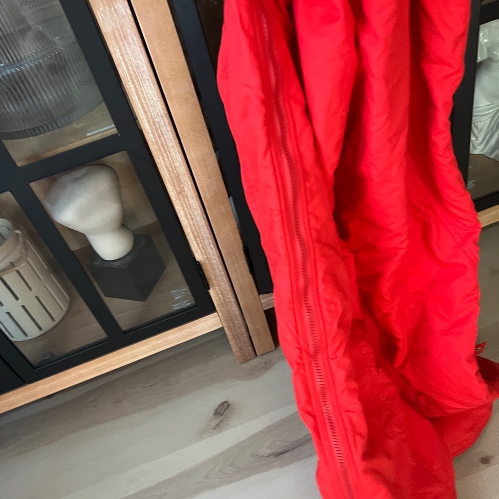 Vintage Mistral ski suit red pockets zip up long women’s belt bag pattern - Picture 8 of 9